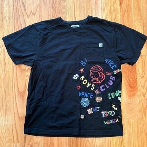 Billionaire Boys Club Black T-Shirt with Colorful Graphics